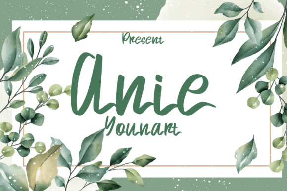 Anie Younart: A Modern Script Font for Elegant Branding