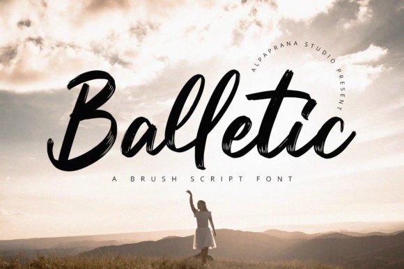 Balletic Handwritten Font for Crafters & Small Business Owners
