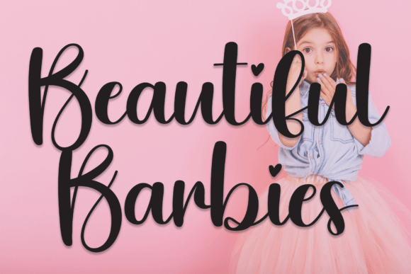 Beautiful Barbies Script Font for Elegant Branding