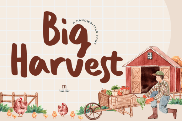 Big Harvest Script Handwritten Font for Digital Design