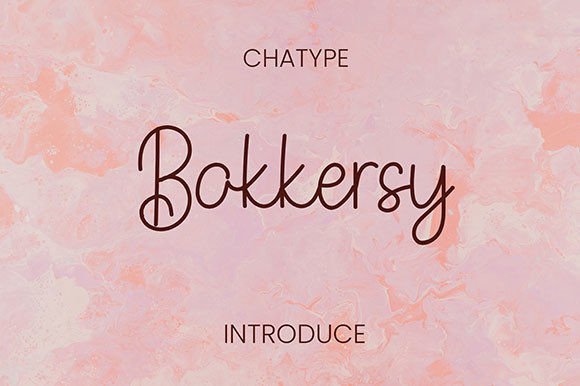 Bokkersy: The Perfect Script Font for Small Business Branding