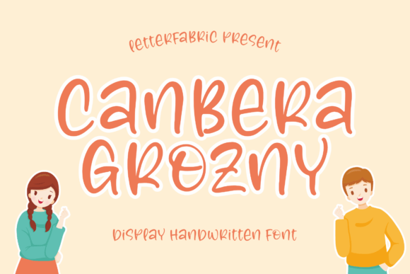Canbera Grozny Handwritten Font for Makers
