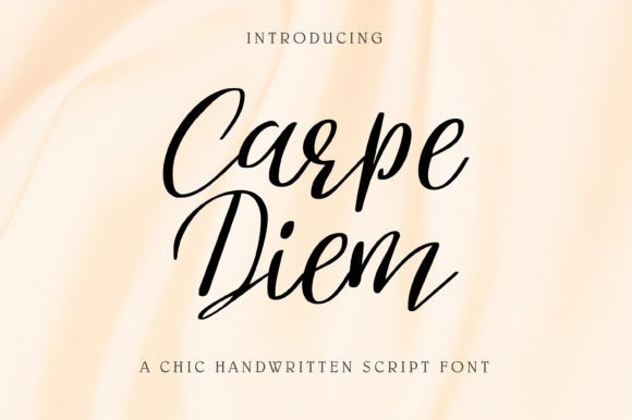 Carpe Diem: The Font That Elevates Your Campaign Design
