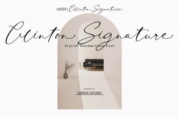 Clinton Signature Script Font for Elegant Branding