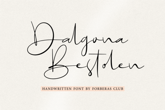 Dalgona Bestolen: The Font That Elevates Your Brand