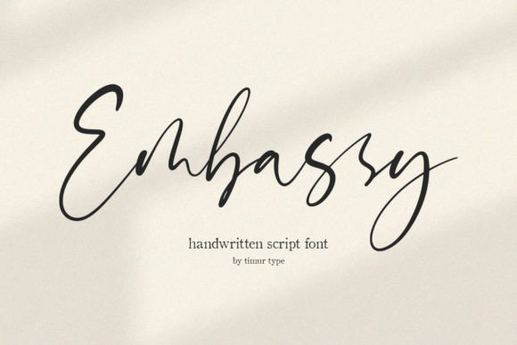 Embassy: The Script Font That Elevates Every Campaign