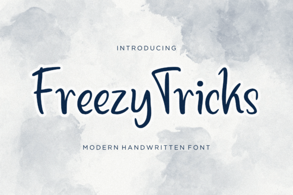 Freezy Tricks: A Script Font for Creative Handmade Design