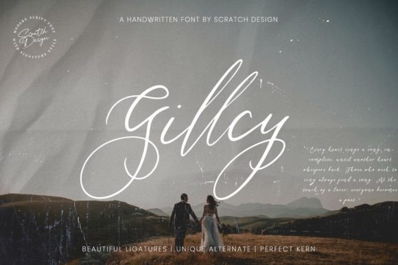 Gillcy: The Script Font That Elevates Your Brand