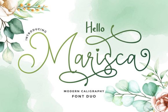 Hello Marisca Duo: A Premium Script Handwritten Font for Small Business Branding