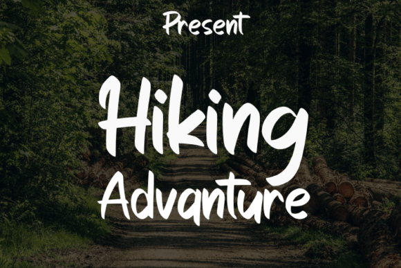 Hiking Advanture: The Script Font That Elevates Brand Design