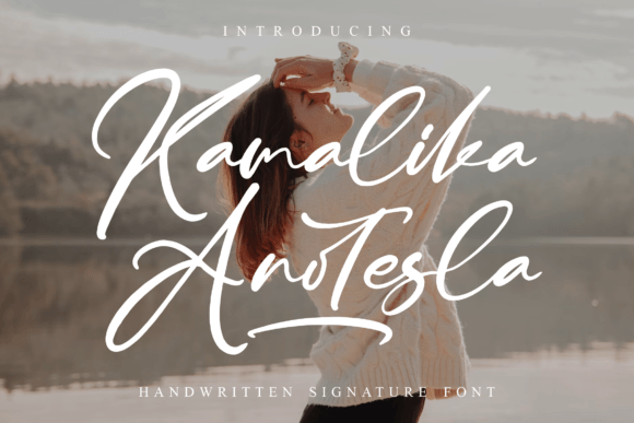 Kamalika Anotesla: A Script Handwritten Font That Elevates Real Branding