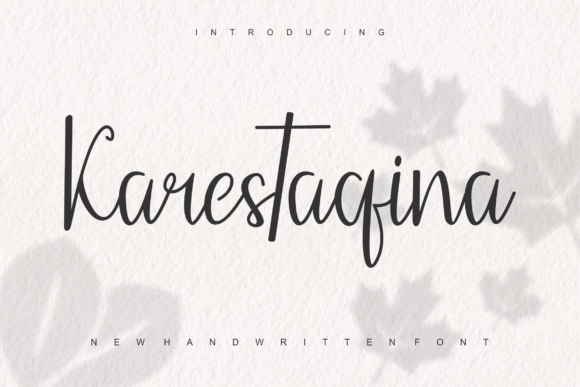Karestaqina: An Elegant Script Font for Real Branding Work