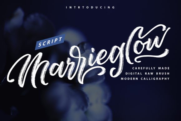 Marrieglow: A Dazzling Brush Script Font for Scroll-Stopping Brand Content
