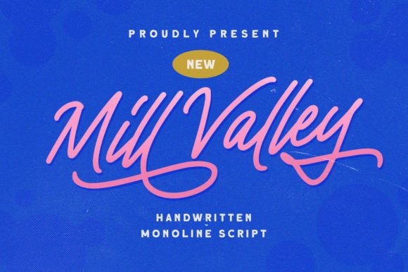 Mill Valley: A Dainty, Joyful Script Font for Romantic Editorial Design