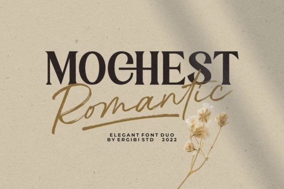 Mochest Romantic Duo Font for Elegant Handmade Brands