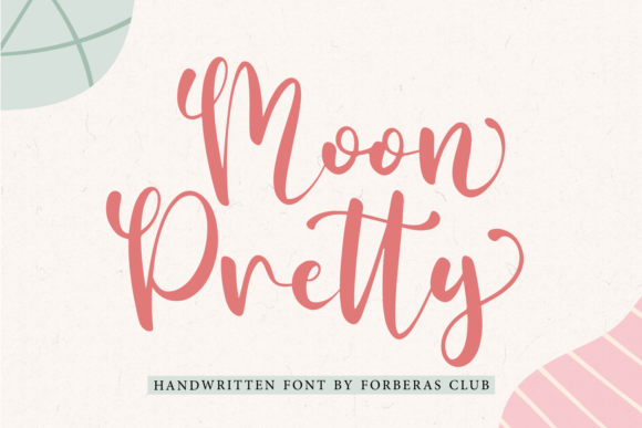 Moon Pretty: A Script Font for Timeless Digital Design