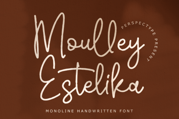 Moulley Estelika: A Monoline Handwritten Font for Real Business Branding