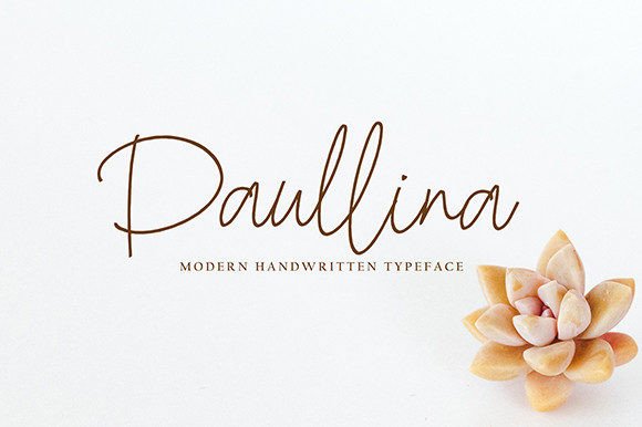 Paullina: A Script Font for Creative Branding and Design Projects