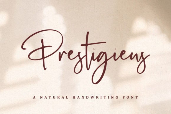 Prestigieus: A Script Font for Dynamic Brand Campaigns