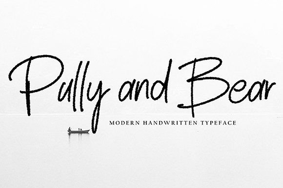 Pully and Bear: A Script Font That Elevates Your Brand