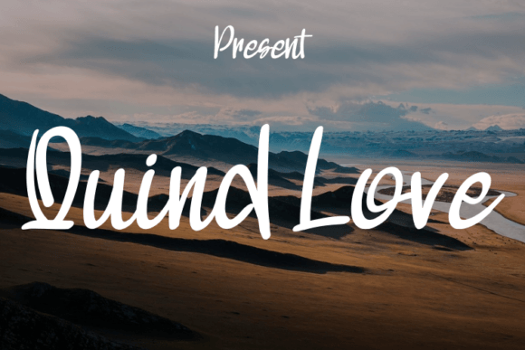 Quind Love: A Script Font for Elegant Handmade Creations