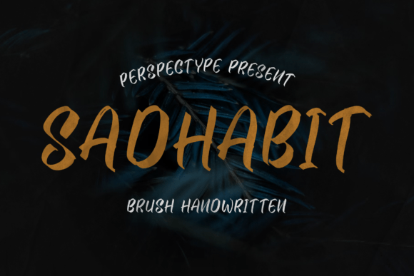 Sadhabit – A Script Handwritten Font for Creative Makers
