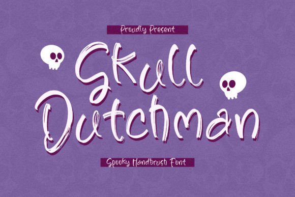 Skull Dutchman: A Spooky Script Font for Crafters and Designers