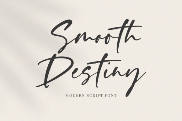 Smooth Destiny Handwritten Script Font
