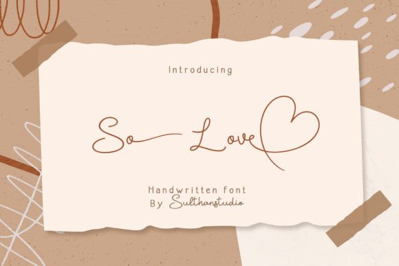 So Love Font for Warm, Human-Centered Campaigns