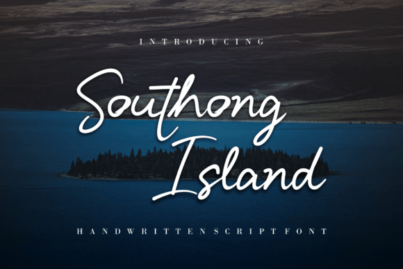 Southong Island: A Script Font for Creative Crafters and Designers