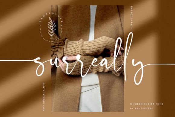 Surreally Script Font for Handmade Makers