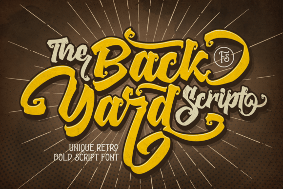 The Backyard: A Bold Script Handwritten Font for Editorial Warmth